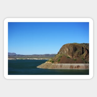 One Fine Day at the Butte - Elephant Butte Lake, New Mexico USA Sticker